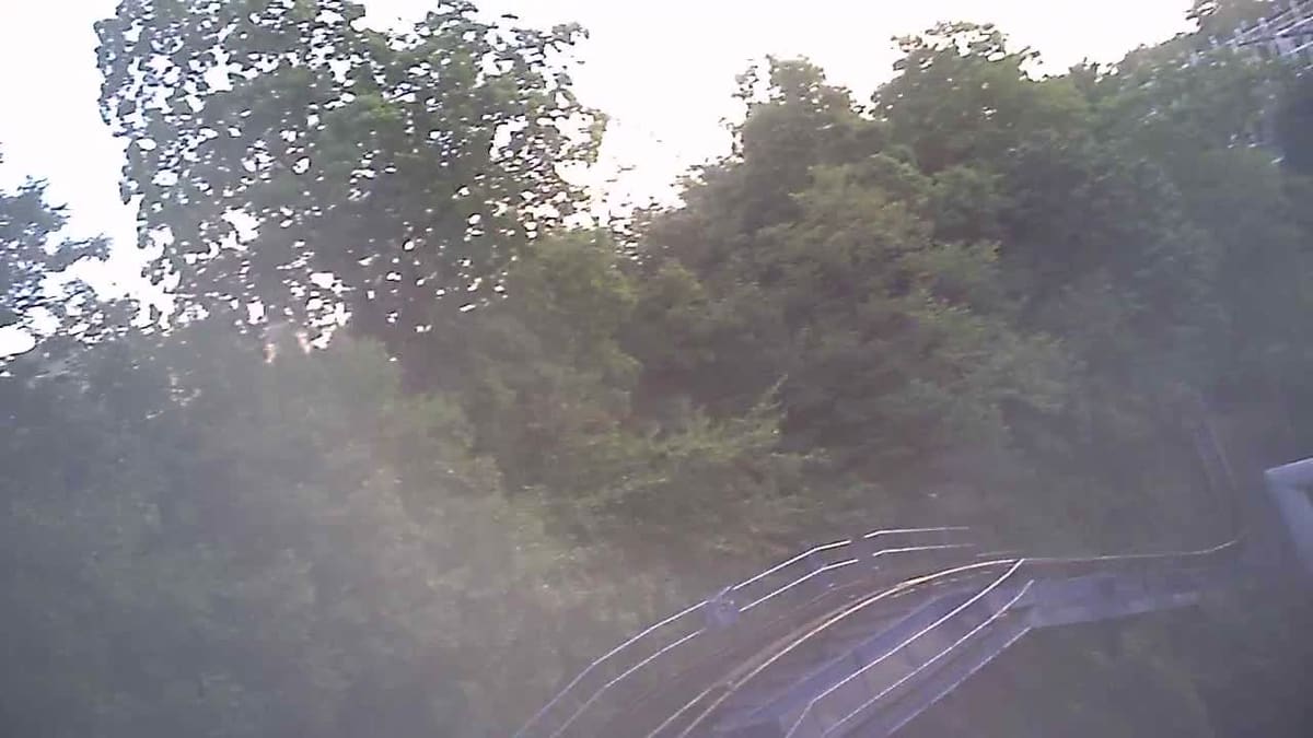Montanha-russa com looping, o SooperDooperLooper no Hersheypark